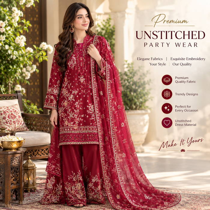Maroon Premium Party Wear